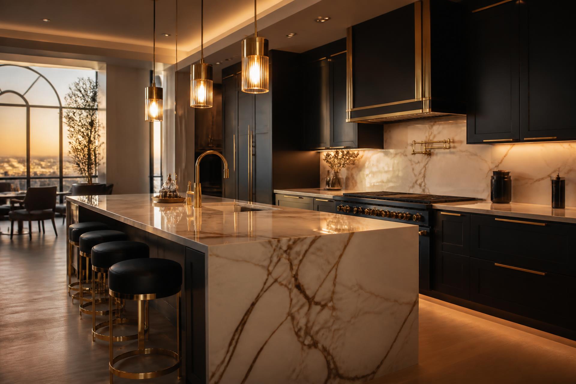 Spotless modern kitchen cleaned by NordSpark Cleaning in Aberdeen